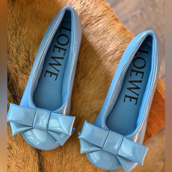 BN Loewe Puffy Bowed Ballerina Flat - Picture 1 of 8